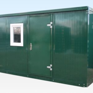 4.3m x 2.3m Flat Pack Office Cabin – Galvanised Steel, Powder Coated, Insulated
