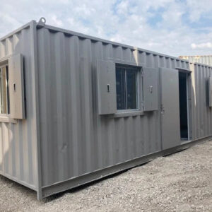 30 ft Office Container – Insulated with Melamine Interior, Vinyl Flooring, and Electrical Package