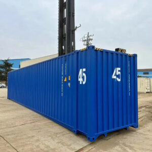 New 45ft High Cube Shipping Container – Blue Exterior