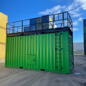 20ft Confined Space Training Container with Roof Deck and Hatches