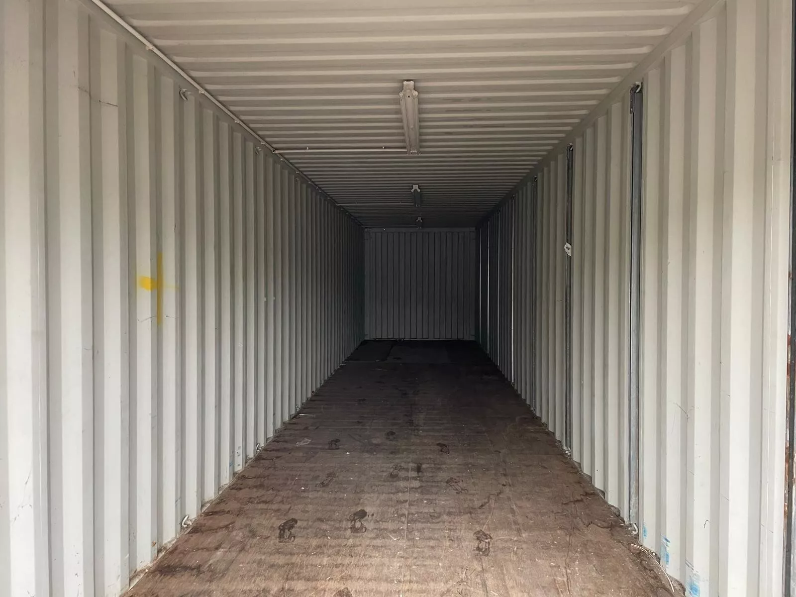 40/8 Shipping Container with Rollup and electrics and lights